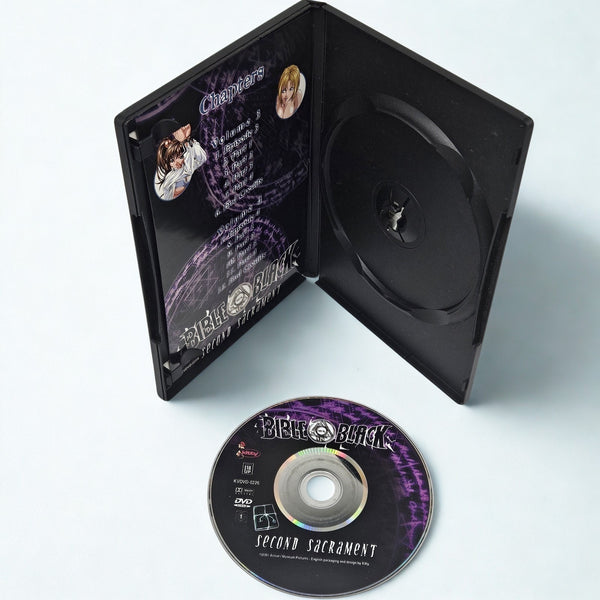 Bible Black Second Sacrament DVD 2001 Kitty Media Anime OOP Adult Preowned