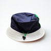 Polo Ralph Lauren Bucket Hat Nylon Navy White Pocket Adjustable S/M EUC