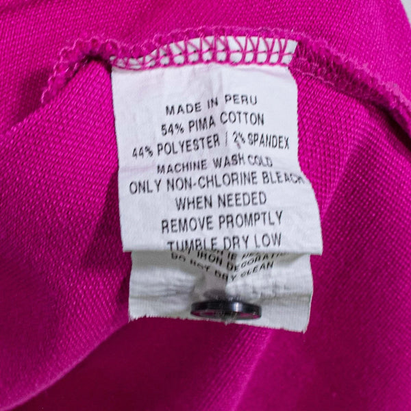 Greyson Polo Shirt Men’s XL Blue Pink Colorblock Stripe Pima Golf Polo