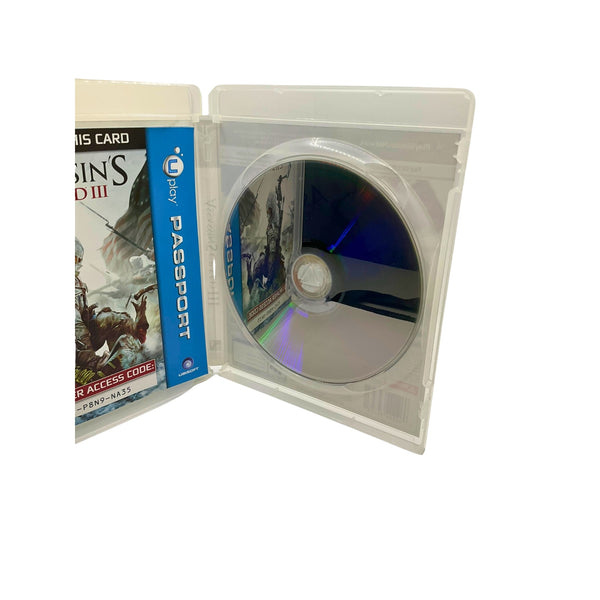 Assassin's Creed III (PlayStation 3 PS3) Black Label CIB COMPLETE & TESTED