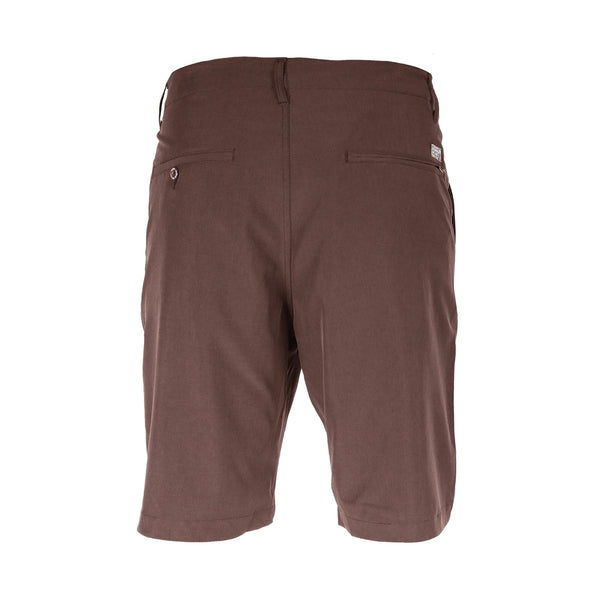 Dixxon Hybrid Shorts Mens 38 Brown Poly Spandex Lightweight Wicking NWOT 10"