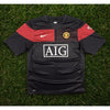 Manchester United Nike Jersey 2XL Black AIG Soccer Training Shirt 2009 2010 EPL