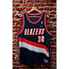 Rasheed Wallace Portland Trail Blazers #30 NBA Nike Jersey Sz. L +2 Vtg Sewn