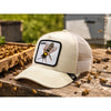 Goorin Bros Queen Bee Trucker Hat White Yellow Mesh Snapback Patch NWT Cap