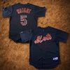 New York Mets David Wright #5 Majestic Black Alt Jersey USA Made Sz. M Rare