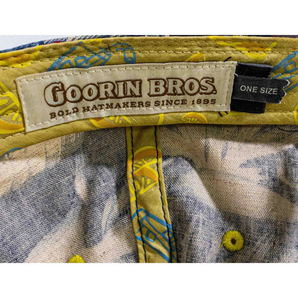 Goorin Bros Life of Leisure Kava Dreams Hat Hawaiian Floral Strapback Rare EUC