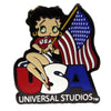 Betty Boop Universal Studios Theme Park Usa Flag Collectible Vintage Pin