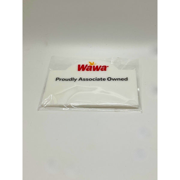 WAWA Convenience Store Employee Name Tag Customer Service Associate Sealed