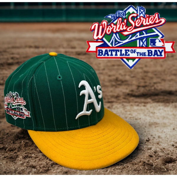 Oakland A’s 1989 WS Battle of the Bay New Era 59FIFTY 7 1/4 Hat Club Exclusive