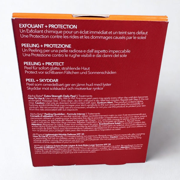 Dr Dennis Gross Peel + Protect Extra Strength Daily Peel 5 Treatments NIB