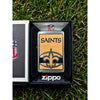 New Orleans Saints Zippo NFL Lighter 24629 Gold Logo Windproof NIB Made USA