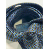 Fendi Roma Silk Tie Handmade Italy Blue Gold Geometric Pattern Luxury Designer