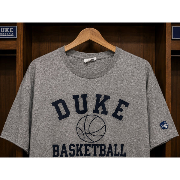 Duke Blue Devils Basketball T-Shirt Vintage 90s USA Heather Gray Men's XL Rare