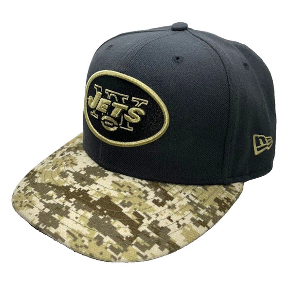 New York Jets New Era NFL Salute To Service 59FIFTY Fitted Hat Sz 7 1/4 RARE