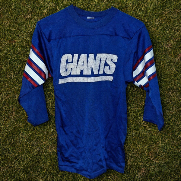 New York Giants Mason Athletic Wear Football Jersey USA Vintage Blue Men's L