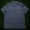 Rhone Golf Polo Shirt Men's M Gray Blue Camo Performance Stretch Short Sleeve