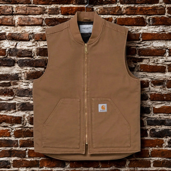 Carhartt WIP Work In Progress Classic Vest Hamilton Brown Sz. 2XL NWOT RARE