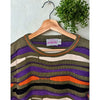 Monsuri Coogi Style 3D Knit Sweater XL Vintage USA 100% Cotton Biggie