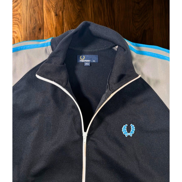Fred Perry Track Jacket Mens 2XL Full Zip Portugal Laurel Wreath Vintage