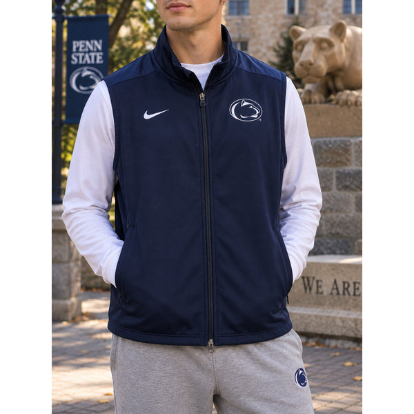 Penn State Nittany Lions Nike Therma-FIT Victory Vest Men's 2XL Navy NWT