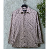 Ermenegildo Zegna Sport Floral Stripe Button Down Shirt Mens M Cotton Romania