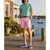 Polo Ralph Lauren 8-Inch Straight Fit Linen Cotton Shorts Pink Sz. 31 NWT