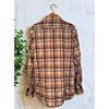 prAna Men’s Tan Plaid Button Down Shirt Long Sleeve Collared Casual Sz XL