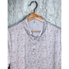 State & Liberty Polo Shirt Sz. M Gray Geometric Dot Stretch Performance Golf