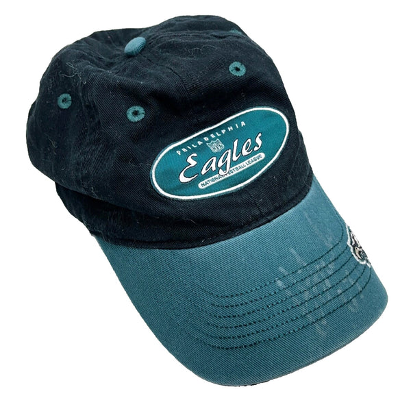 Philadelphia Eagles Hank Fraley Signed Hat Cap Reebok Dad Hat Logo Vintage