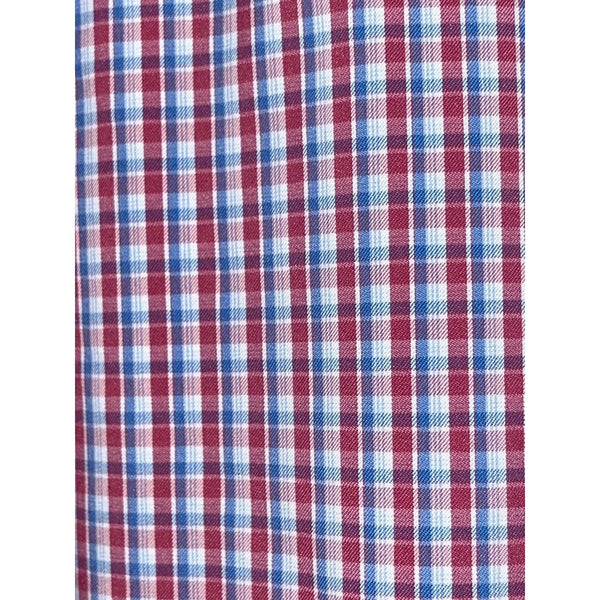 Peter Millar Crown Sport Summer Comfort Ashbury Plaid Performance Shirt Sz M