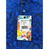 Robert Graham Bayview XL NWT Navy Floral Damask Short Sleeve Button Up Shirt