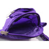 Reebok Big Logo Purple Fanny Pack Vintage 90s Hip Waist Bag Streetwear
