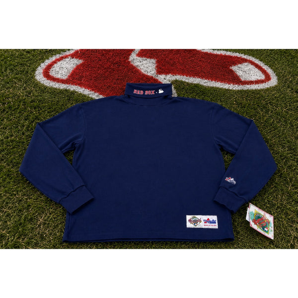 Boston Red Sox MLB Majestic Diamond Collection Mock Neck Turtleneck XL Deadstock