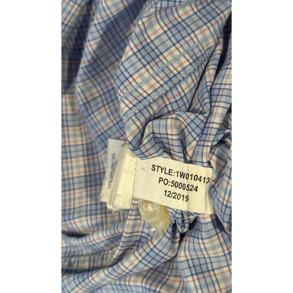 Vineyard Vines Performance Tucker Slim Fit Plaid Button Down Shirt Size XL