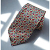Christian Dior Monsieur Tie Italy Homme Floral 100% Silk Necktie