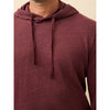 Faherty Sunwashed Organic Cotton Hoodie Men's Small Mahogany Pullover NWOT