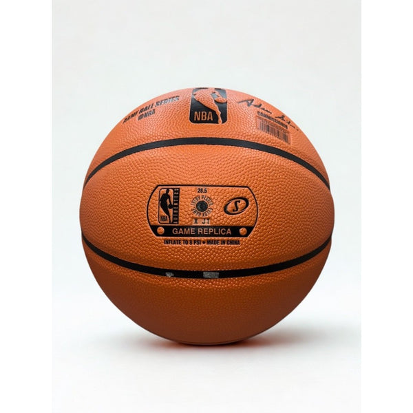 Spalding NBA NeverFlat Basketball Size 6 28.5 Composite Game Ball NWOT Rare