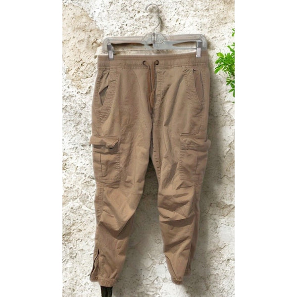 Polo Ralph Lauren Chino Jogger Cargo Pants XS Beige Khaki Stretch Military EUC