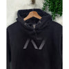 A7 Bar Grip Hoodie Men S Black Powerlifting Sweatshirt Textured Back Logo EUC