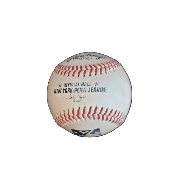 New York-Penn League Rawlings Official Ball Baseball Game Used Brooklyn Cyclones