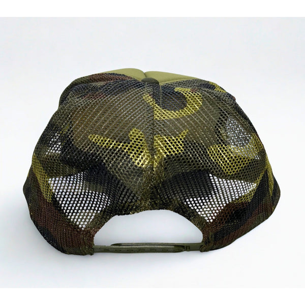 Larry Fleet Camo Otto Trucker Hat OSFM Country Singer Merch NWT