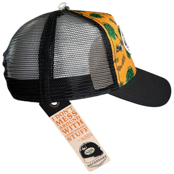 Von Dutch Flying Eyeball Green Trees Mesh Snapback Trucker Hat NWT Rare OSFA