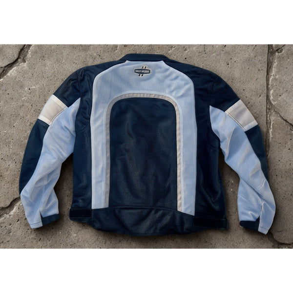 Harley-Davidson Men’s Backstretch Racing Patch Jacket White 97396-11VM Size L EU