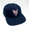 New Jersey Nets Blockhead Logo Vintage 90s Snapback Hat NBA OSFA Taiwan EUC