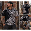 Xtreme Couture Affliction Skull Reaper MMA T-Shirt Men's L Black Y2K Vintage