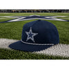 Dallas Cowboys Columbia PFG Navy Snapback Hat Rope Flat Bill NEW