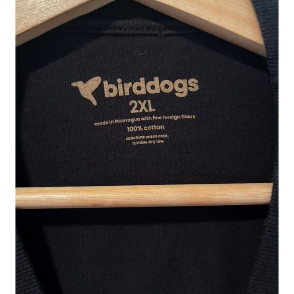 Birddogs Wyatt Slurp’s Saloon Tee 2XL Black Funny Western Cowboy Graphic EUC