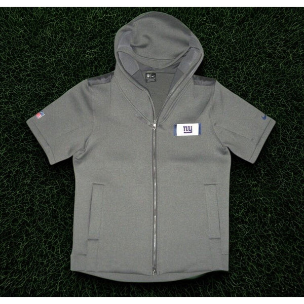 New York Giants Nike Sideline Showout Short Sleeve Hoodie Jacket NWT Large