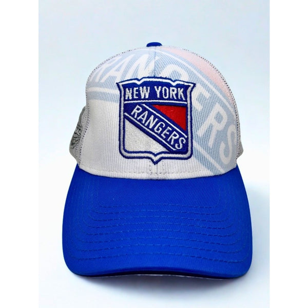 New York Rangers 2014 Stanley Cup Final Reebok Center Ice Mesh Snapback Hat NHL