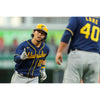 Keston Hiura Signed OMLB Baseball Brewers Top Prospect Infielder All Star